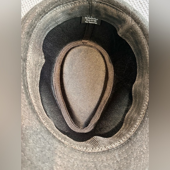 Black Bowler Hat Size Large NWOT - Picture 5 of 8